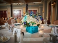 White Hyndragea centerpieces