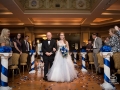 The bride and her father