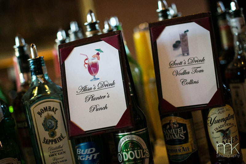 Bride-and-Groom Specialty Cocktails