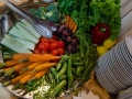 Fresh vegetable display