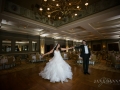 Bride & Groom in the Ballroom