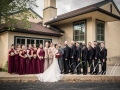 Bridal Party by the Courtyard