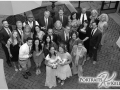 Wedding party in the courtyard