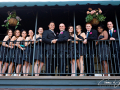 Bridal Party on outside terrace