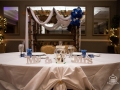 Blue theme sweetheart table