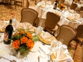 Wedding Setup with Orange Flowers