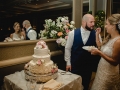 Bride & Groom Taste the Cake